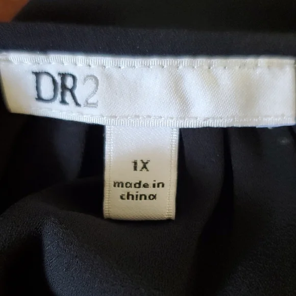 DAUGHTER DR2 Gray Pleated Bib Collar Blouse - Picture 8 of 8